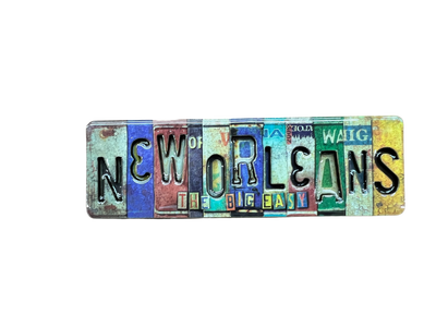 New Orleans Embossed Magnet