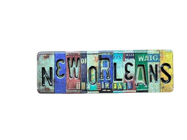 New Orleans Embossed Magnet