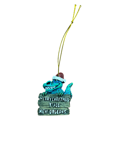 Alligator Christmas Ornament