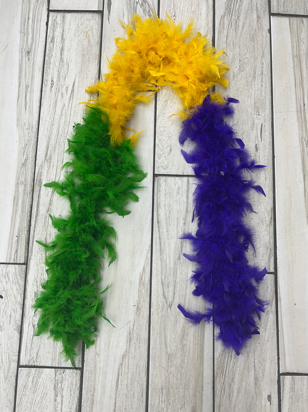 Mardi Gras Section PGG Feather Boa