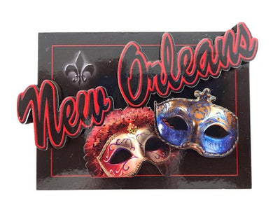 New Orleans Venetian Masks Magnet