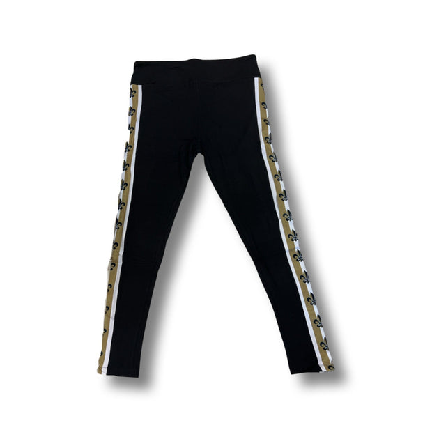 Saints Black & Gold Fleur De Lis leggings