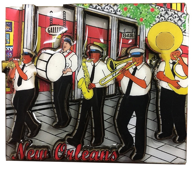 New Orleans Brass Band Magnet