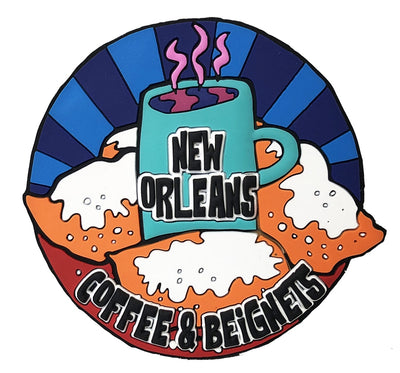 Coffee & Beignets Magnet