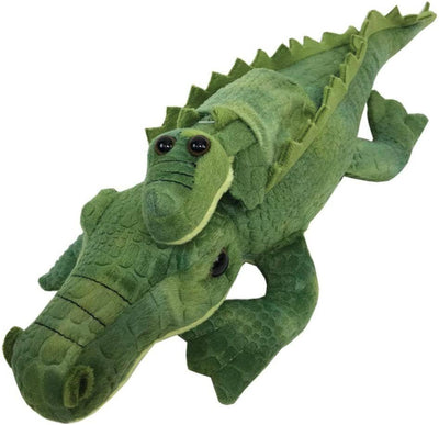 Alligator Plush W/baby alligator